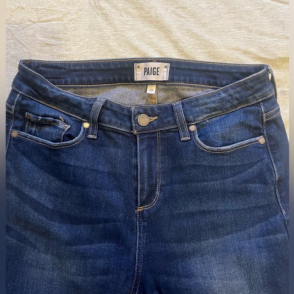 PAIGE Women's Indigo High Rise Jeans